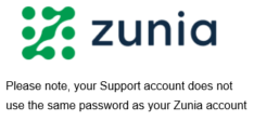 Zunia Support